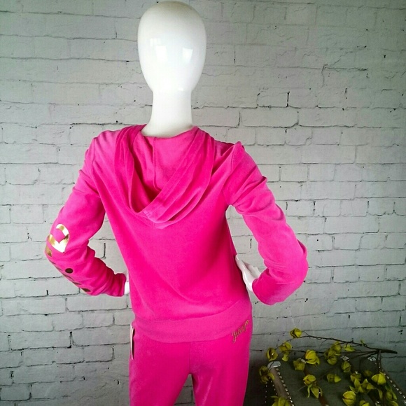 NWT Juicy Couture Robertson velour jacket w/ logo - Picture 4 of 8